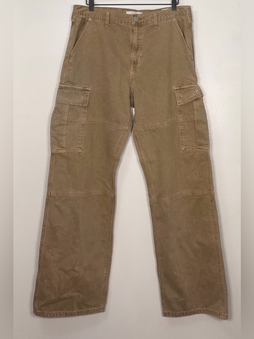 PacSun Men's Cargo Pants in Khaki Brown